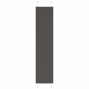 vidaXL Jaluză plisată negru 50x200 cm Lățime țesătură 49, 4cm poliester imagine