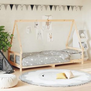 vidaXL Cadru de pat pentru copii, 80x200 cm, lemn masiv de pin imagine