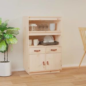 vidaXL Dulap înalt, 67x40x108, 5 cm, lemn masiv de pin imagine
