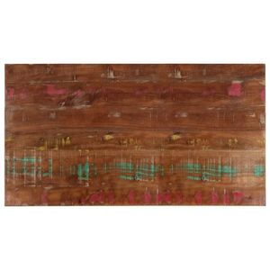 vidaXL Blat de masă, 120x60x3, 8cm, dreptunghiular, lemn masiv reciclat imagine