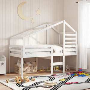 vidaXL Acoperiș Pat Copii 188x82x113 cm Lemn Mass Pin imagine