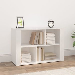 vidaXL Servantă, alb, 80x30x54 cm, lemn prelucrat imagine