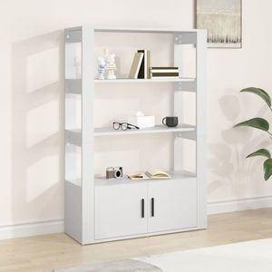vidaXL Servantă, alb, 80x30x119, 5 cm, lemn prelucrat imagine