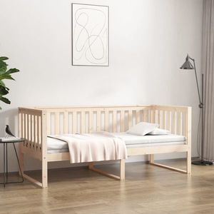vidaXL Pat de zi fără saltea, 90x190 cm, lemn masiv de pin imagine