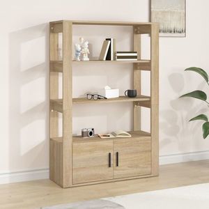 vidaXL Servantă, stejar sonoma, 80x30x119, 5 cm, lemn compozit imagine