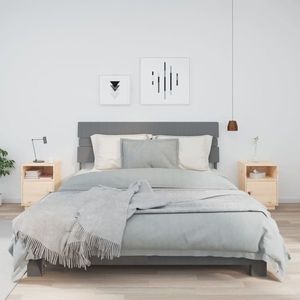 vidaXL Noptiere, 2 buc, 40x34x55 cm, lemn masiv de pin imagine