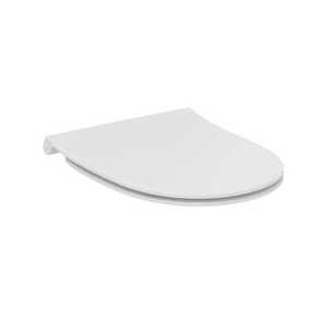 Capac wc Ideal Standard i.life O Slim cu inchidere lenta si QuickRelease alb imagine