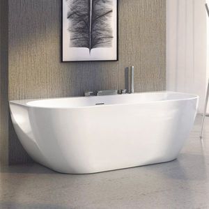 Cada freestanding Ravak Freedom W 166x80cm montare la perete alb imagine