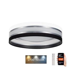 Plafonieră LED dimabilă SMART CORAL 24W/230V Wi-Fi Tuya negru/alb + telecomandă imagine