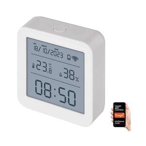 Termometru digital inteligent GoSmart 3xAAA Tuya alb imagine