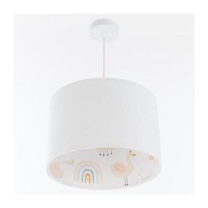 Lustră pe cablu pentru copii SWEET DREAMS 1xE27/60W/230V d. 30 cm imagine
