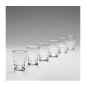Set 6x pahar transparent pentru lichior imagine