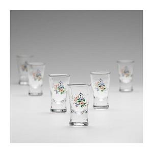 Set 6x pahar pentru lichior cu motiv de buchet nr. 3 imagine