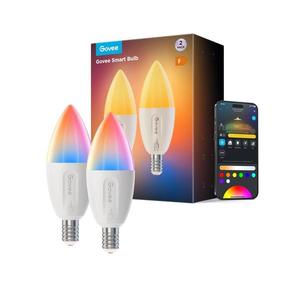 SET 2x bec LED RGBWW dimabil Govee E14/5W/230V 2700-6500K Wi-Fi imagine