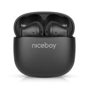 Căști fără fir Niceboy Beans 4 POP 200 mAh + 2x 30 mAh IPX4 negru imagine