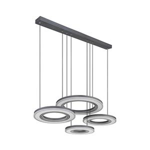 Lustră LED dimabilă pe cablu Globo 67191-80 BLASIUS LED/80W/230V + telecomandă imagine