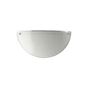 Abajur de rezervă din sticlă pentru aplică Prezent 1421 NS DISC E27 12, 5x25 cm alb imagine