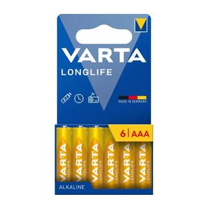 Baterie alcalină 6 buc. Varta 4103101746 LONGLIFE AAA 1, 5V imagine