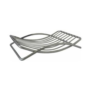 Săpunieră tip grilă 9, 7x13, 8 cm crom lucios imagine