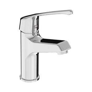 Baterie de lavoar cu manetă sanitară JIKA H3111W10045101 CUBE 16, 4 cm crom imagine