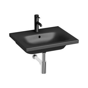 Lavoar suspendat JIKA H8127127161041 MIO 55x45 cm ceramică/negru mat imagine