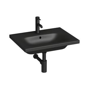 Lavoar suspendat JIKA H8127137161041 MIO 60x45 cm ceramică/negru mat imagine