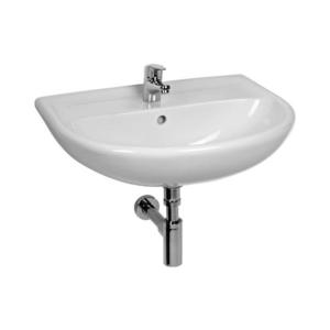 Lavoar suspendat JIKA H8143810001041 LYRA 50x40, 1 cm ceramică/alb imagine