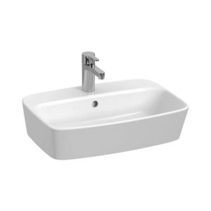 Lavoar pe blat JIKA H8183820001041 LYRA 55x40 cm ceramică/alb mat imagine
