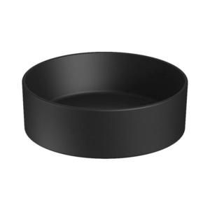 Lavoar pe blat JIKA H8184207161121 CUBITO d. 40 cm ceramică/negru mat imagine