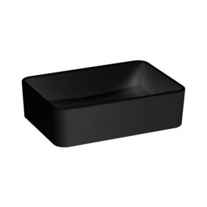 Lavoar pe blat JIKA H8184237161121 CUBITO 50x35 cm ceramică/negru mat imagine