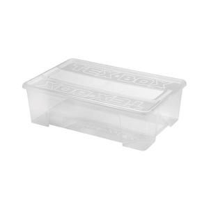 Cutie de depozitare TEX BOX 28 l transparent imagine