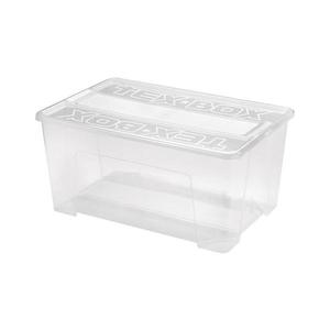 Cutie de depozitare TEX BOX 48 l transparent imagine