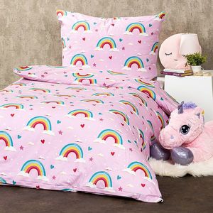Lenjerie de pat din bumbac pentru copii4Home Rainbow, 140 x 200 cm, 70 x 90 cm, 140 x 200 cm, 70 x 90 cm imagine
