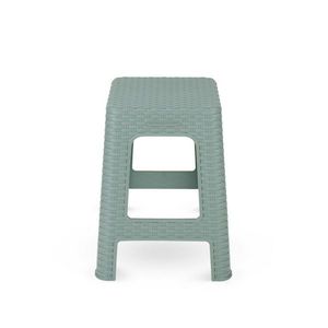 Scaun din ratan Green galle 28 x 28 x 45 cm, verde imagine