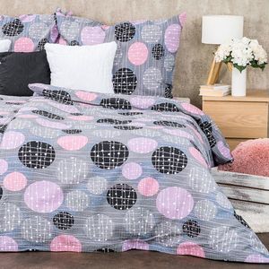 Lenjerie de pat bumbac creponat 4Home Pink illusion, 140 x 200 cm, 70 x 90 cm, 140 x 200 cm, 70 x 90 cm imagine