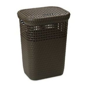 Coș de rufe 60 l, maro imagine