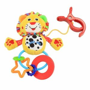 Baby Mix Jucărie de pluș cu zornăitoare Gepard, 11cm imagine