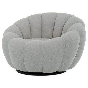 Scaun pivotant Bouclé GREY2, gri, gri deschis imagine