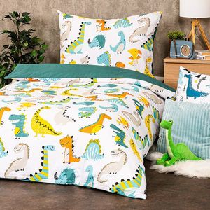 Lenjerie de pat pentru copii 4Home din bumbacLittle dino, 140 x 200 cm, 70 x 90 cm, 140 x 200 cm, 70 x 90 cm imagine