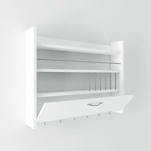 Raft de bucătărie Knott White, alb imagine
