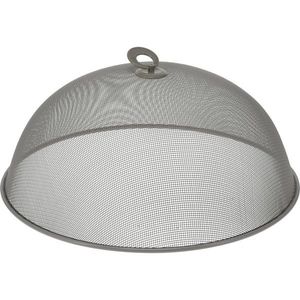Capac metalic pentru alimente, diametru 35 x 14cm, gri, gri imagine