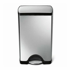 Simplehuman coș dreptunghiular cu pedală 38 L, oțel imagine