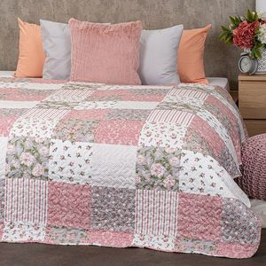 Cuvertură de pat 4Home Pink Rose Patchwork, 220 x 240 cm imagine