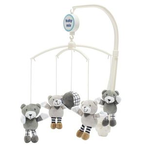 Baby Mix Carusel pentru pătuț Urșișori, gri imagine