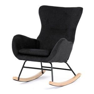 Fotoliu balansoar BK2, negru, negru imagine