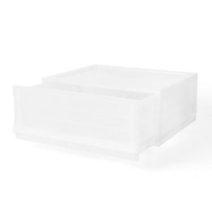 Cutie de depozitare modulară Wave Mist fără roți54, 6 x 43, 4 x 22 cm, transparent, Larg - 1 sertar imagine