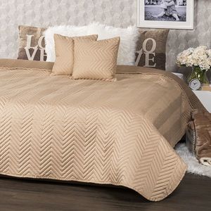 Cuvertură de pat 4Home Doubleface marodeschis/maro, 220 x 240 cm, 2 buc 40 x 40 cm imagine