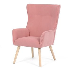 Fotoliu cu spătar înalt PINK2, roz, roz deschis imagine