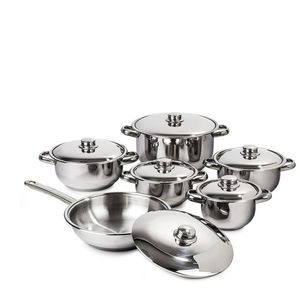 Set de oale de 12 piese 4Home Destiny, capace dinoțel inoxidabil imagine