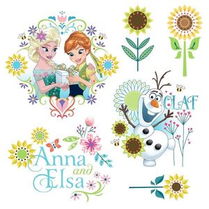 Autocolant geam Frozen Flower | 2 colite de 31 x 31 cm imagine